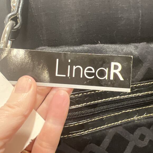 NWT Linear Handbag, Purse, Black Vintage medium - Picture 5 of 12